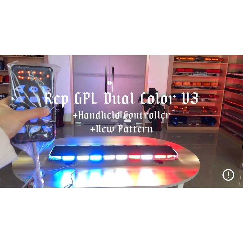 LIGHTBAR ROTATOR REP GPL FENIEX PATTERN DUAL COLOR