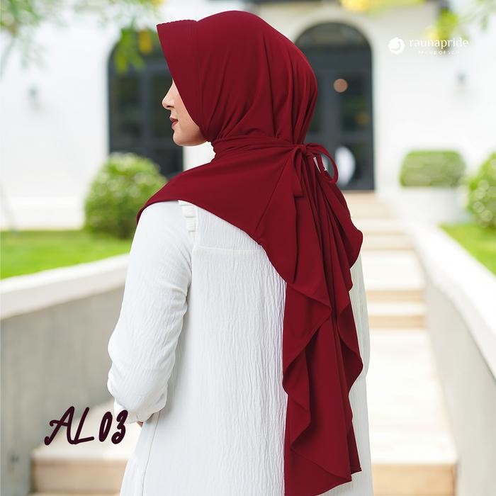 Pilihan- Rauna Pride / Rauna Jilbab 3 In 1 / Al03 - Kerudung Bergo / Hijab Bergo / Kerudung