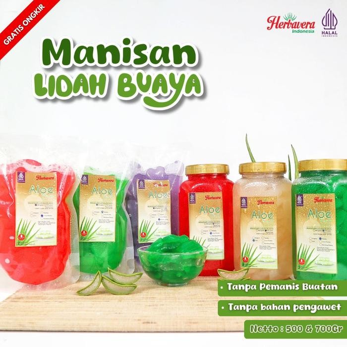 

Pilihan- Manisan Lidah Buaya Aloevera 500 Gram Herbavera