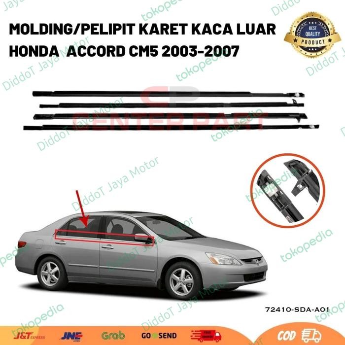 Jual Karet Pelipit Kaca Luar Honda Accord Cm5