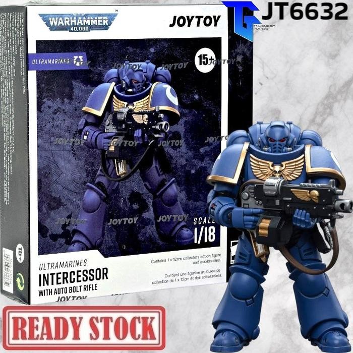 JOYTOY 1/18 Warhammer 40K Ultramarines Intercessors With Auto Bolt Rifle JT6632 Action Figure