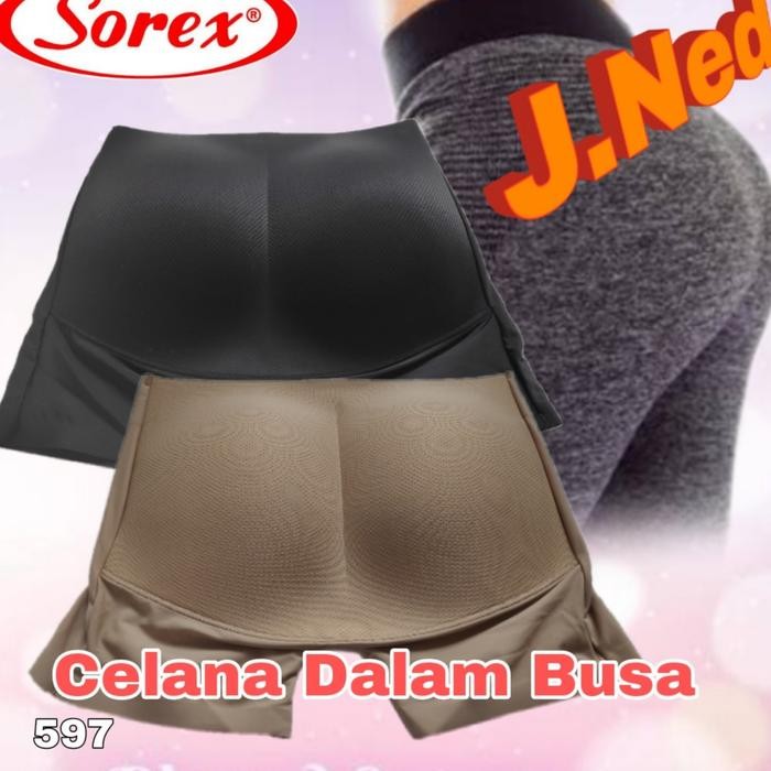 Ready J597 Sorex Celana Dalam Busa Bokong, Pantat Palsu Wanita