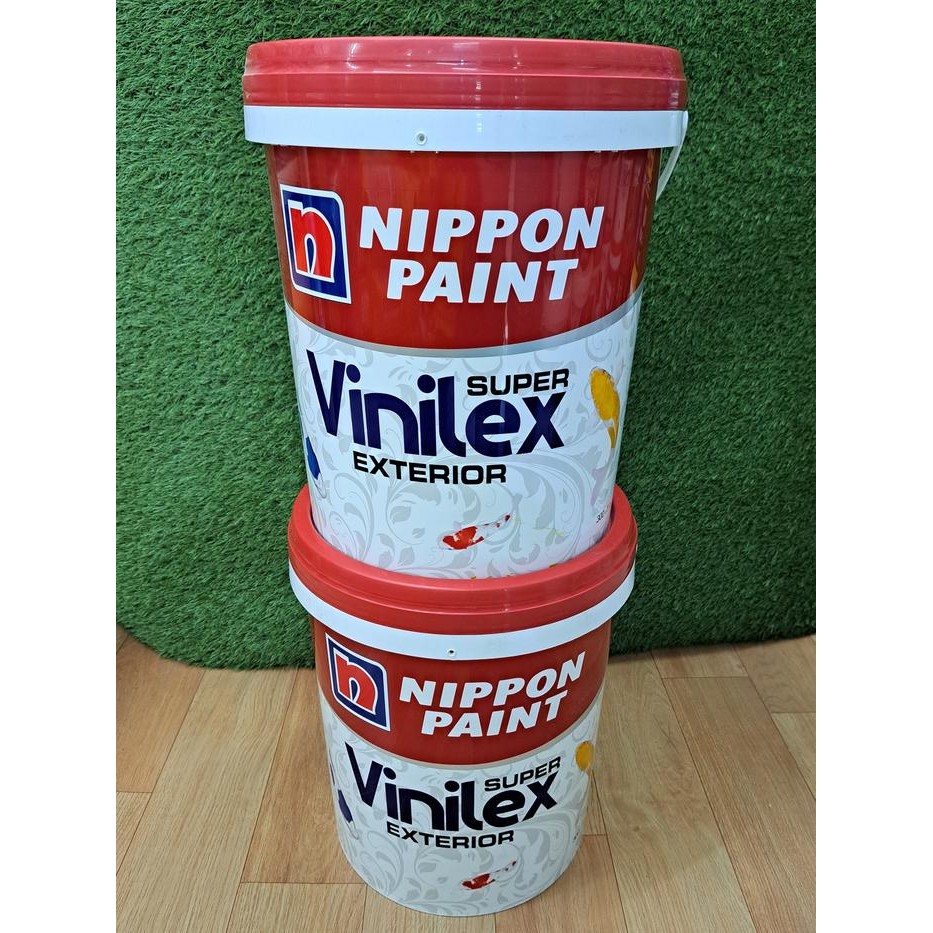 NIPPON PAINT / VINILEX 300 WHITE CAT TEMBOK EXTERIOR / CAT TEMBOK TEMBOK / DINDING LUAR 25 KG masih