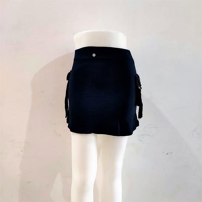 Waldos Sport - Rok Kantong Kargo Senam Hitam