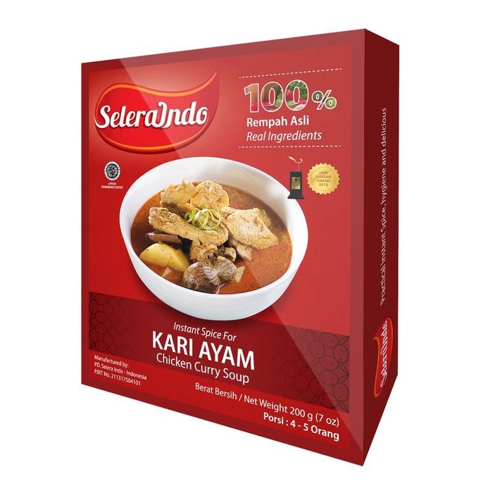 

Stok Baru Bumbu Kari Ayam Selera Indo