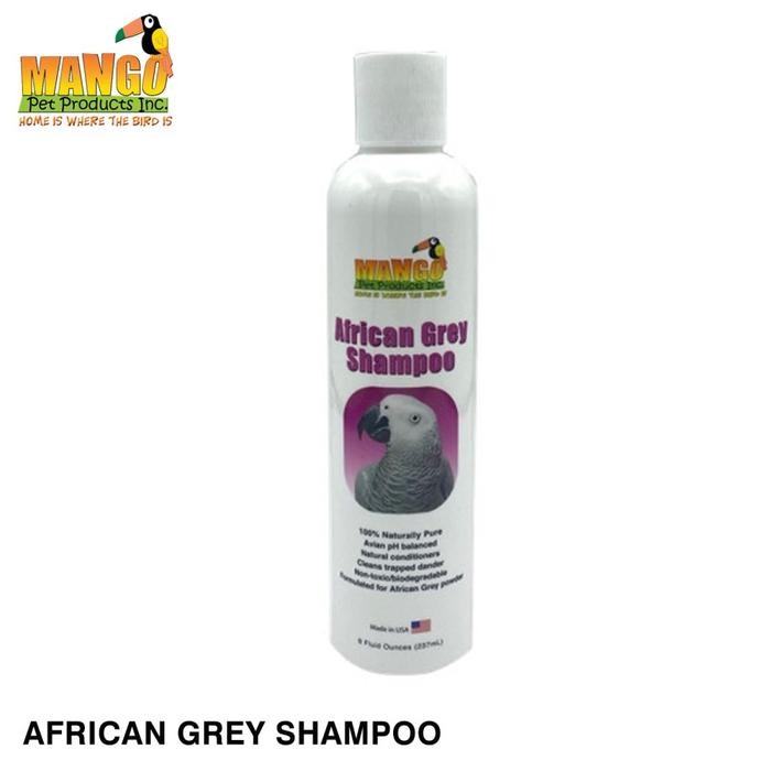 Mango Pet African Grey Shampoo Shampo mandi burung African Grey