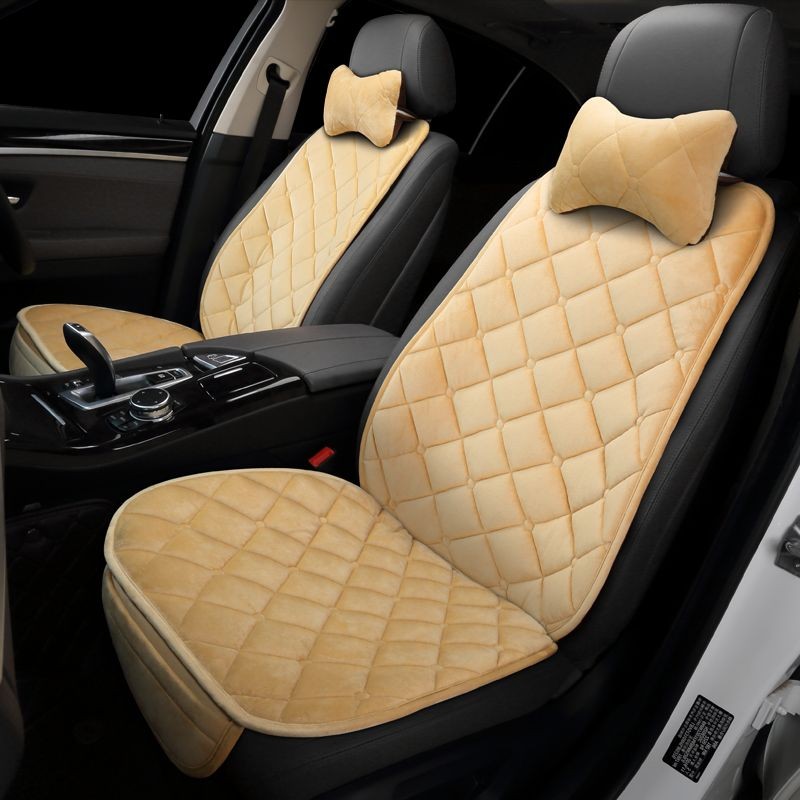 Plush Car Seat Cushion Car Seat Headrest Car Seat Pad Seat Pillows