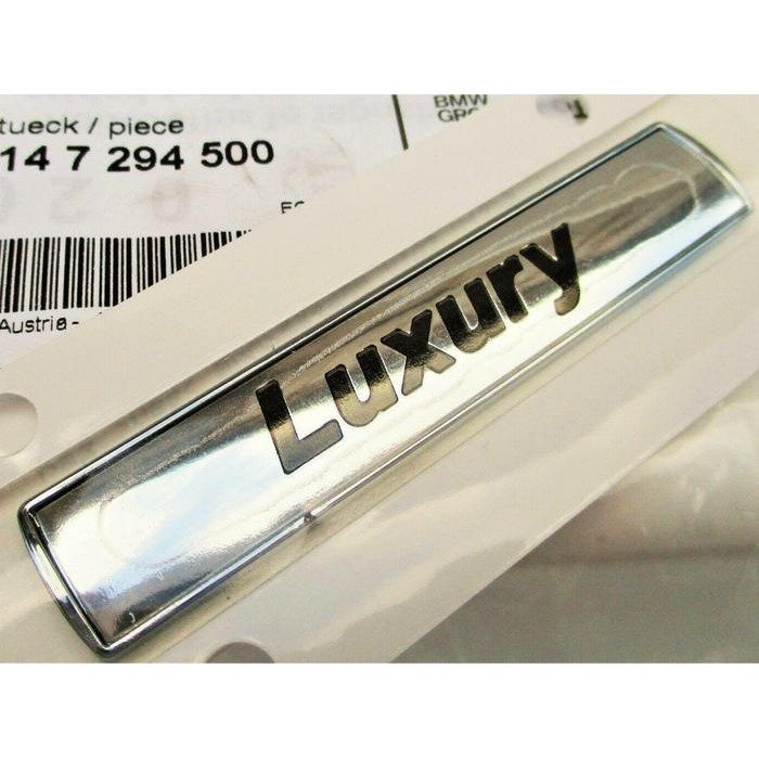 ORIGINAL BMW F10 F11 LCI LUXURY LINE BADGE EMBLEM FENDER SAMPING