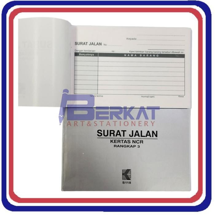 

New Surat Jalan Kecil 1/4 Folio 3PLY / Rangkap 3 NCR KURNIA