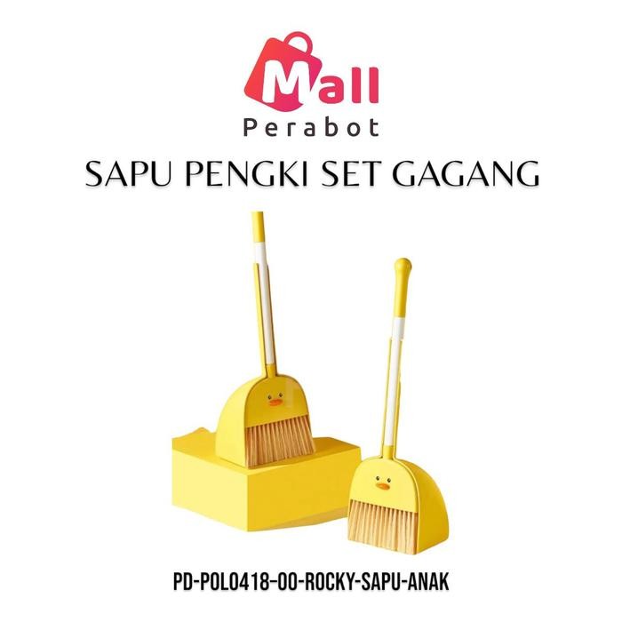 Mall Perabot Sapu Set Pengki Mini ALat Pembersih Rumah Tangga Sapu Pengki Anak Broom Dutspan Sapu
