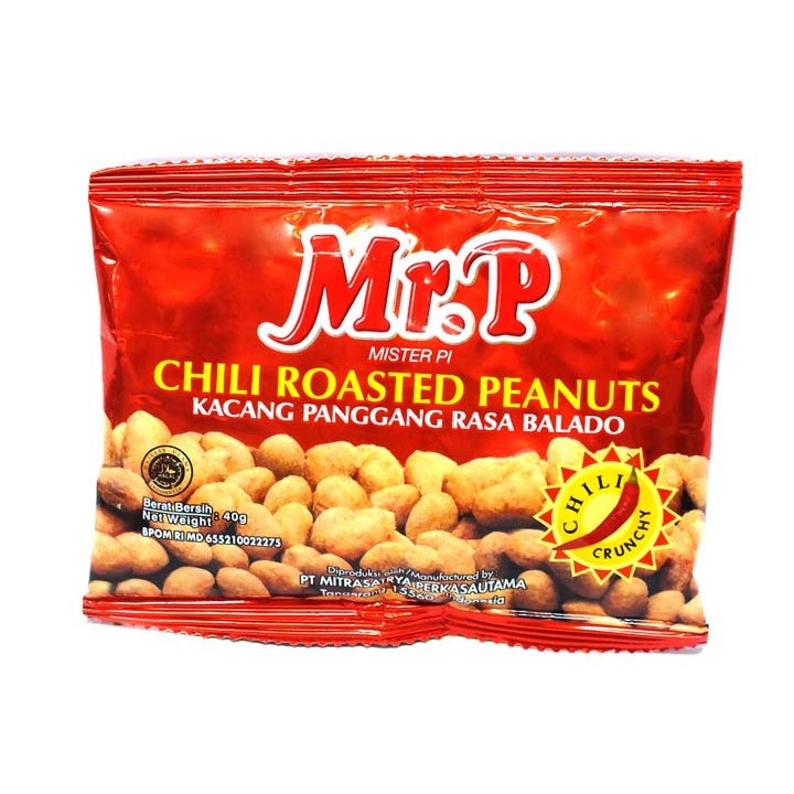 

S55032 KACANG MR.P 40GR BALADO MAJU BERSAMA (20250910)