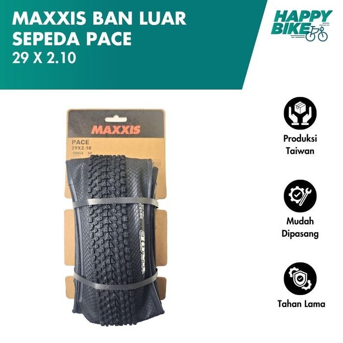 MAXXIS Ban Luar Sepeda Pace 29 x 2.10 60 TPI Bicycle Outer Tires MTB Cross Country Kevlar