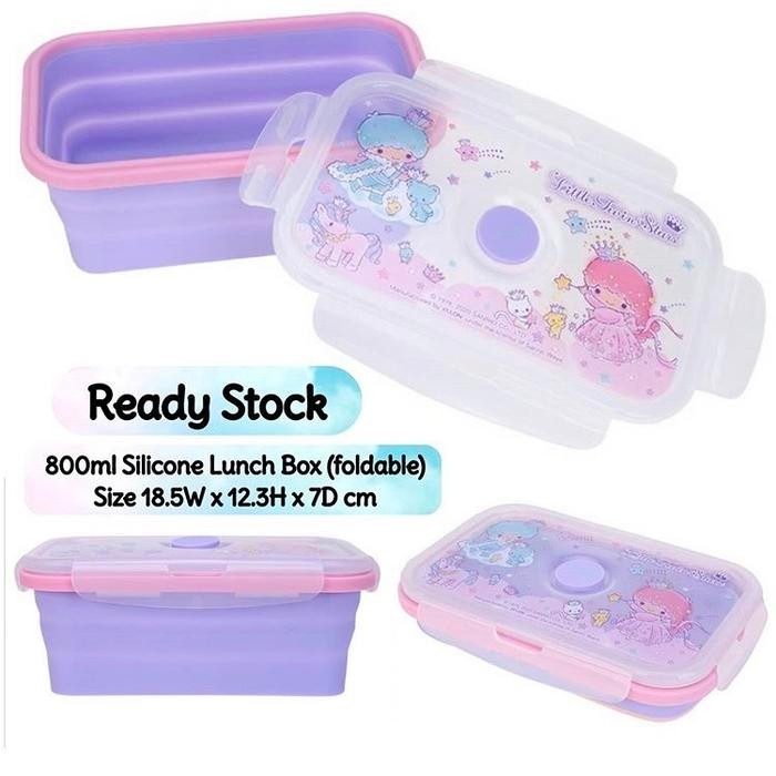 Foldable Lunch Box Sanrio Original Little Twin Stars