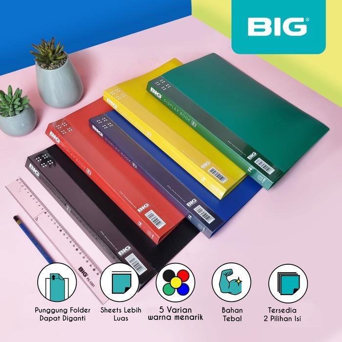 

OJ Clear Holder Map Holder Dokumen Keeper 20-40 Pocket F4 Folio BIG CH-8805 CH-8806