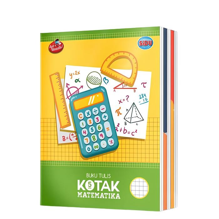 

OJ 10pcs Buku Tulis Sinar Dunia Sidu Kotak Matematika 38 Lembar 1 Pack