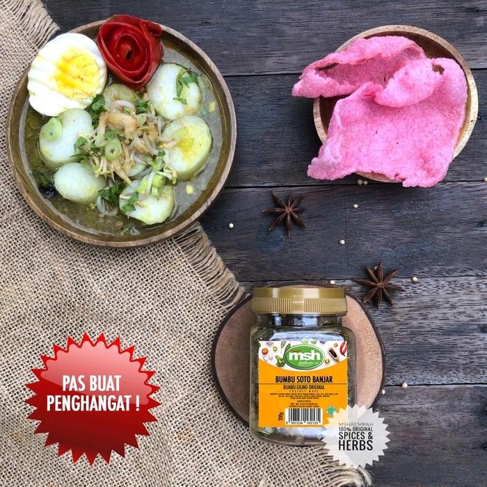 

Stok Baru Bumbu Soto Banjar Plus Koya 200gr