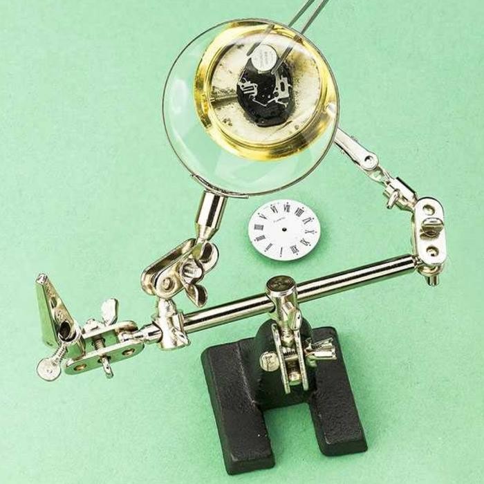 

SALE Kaca Pembesar Reparasi Jam Tangan Elektronik PCB Penjepit Fleksibel