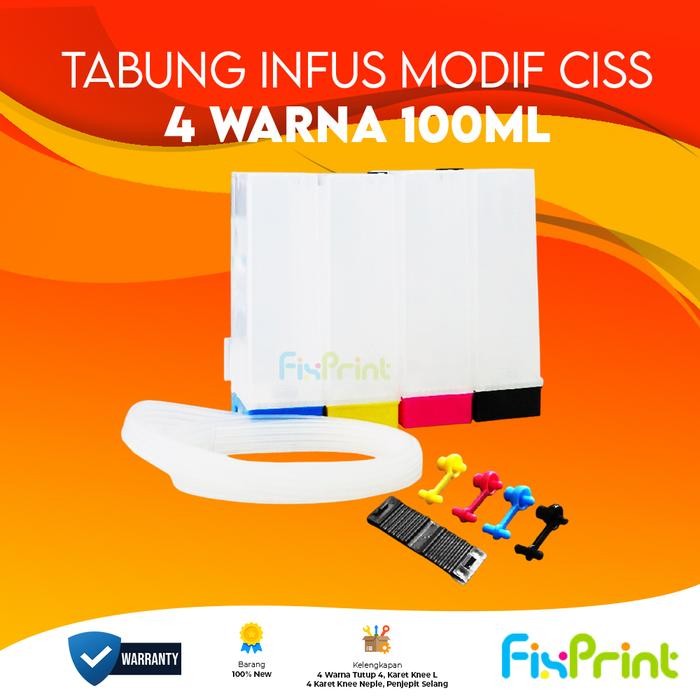 Pilihan- Tabung Infus Printer Canon Mg2570S E410 E460 E470 E480 E500 E510 Mx497