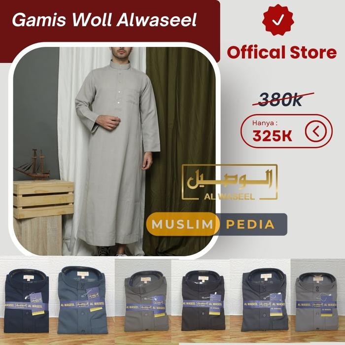Pilihan- Jubah Haramain Wol. Jubah Alwaseel Woll