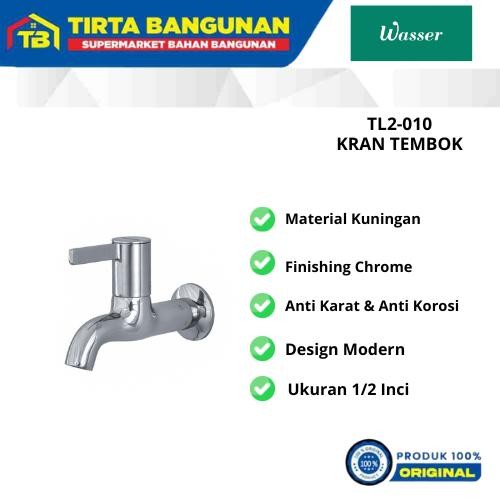 WASSER TL2-010 KRAN TEMBOK / KERAN DINDING 1/2 INCI