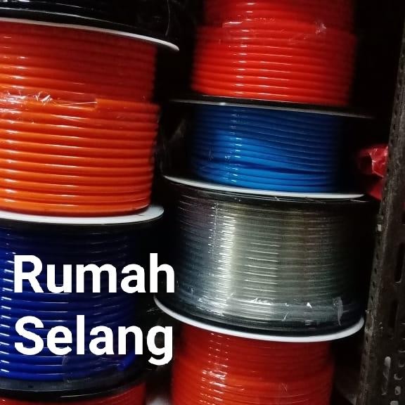 Selang Polyurethane 10 mm x 6.5 mm Bening / Selang PU 10 mm x 6.5 mm