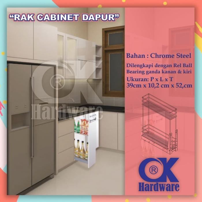 Winston Rak Botol 2 Susun OK.023G 22CM