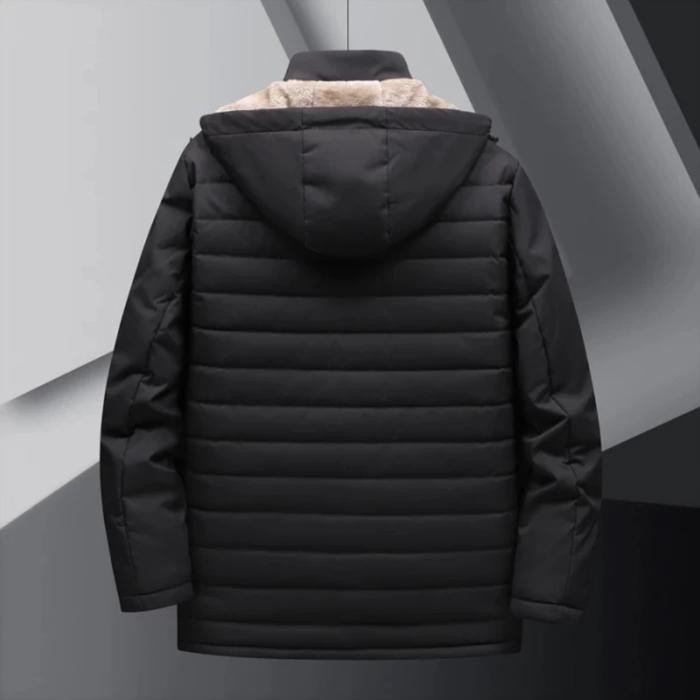 DISKON Jaket Winter Bulu Tebal/ Jaket Pria Motor/ Jaket Gunung/ Jaket Pria Musim Dingin/ Jaket