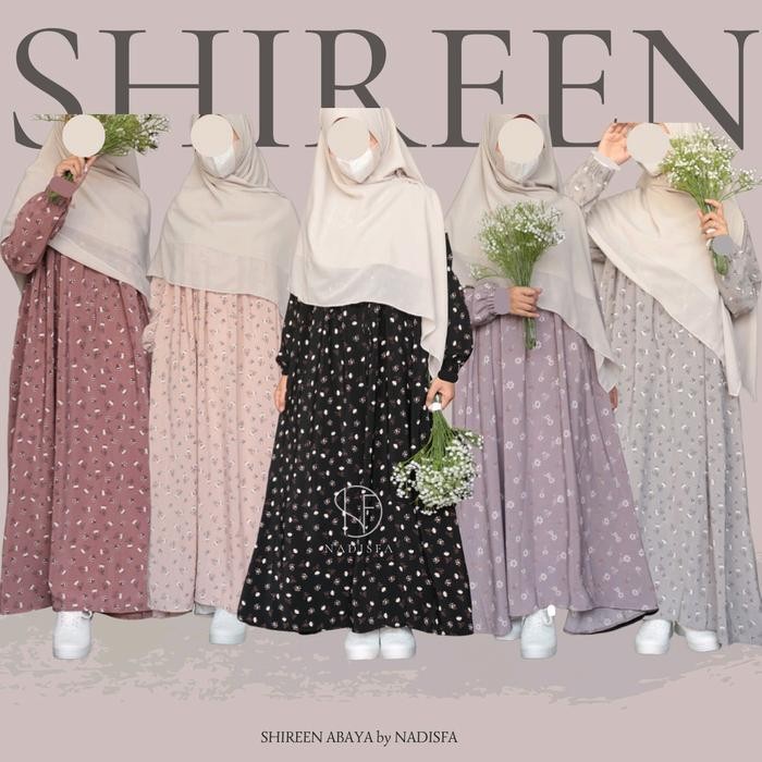 SHIREEN ABAYA MOTIF