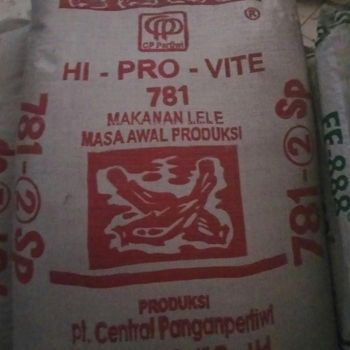 PELET IKAN HI-PRO-VITE 781-2SP PAKAN BENIH BIBIT LELE GURAME NILA 30KG