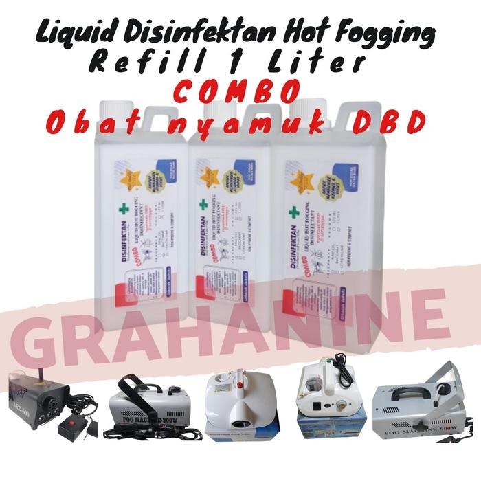 liquid cairan fogging disinfektan dgn obat nyamuk DBD