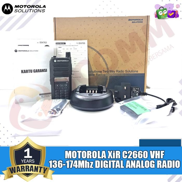 MOTOROLA XIR C2660 C 2660 VHF 136-174 MHZ UHF DIGITAL ANALOG DMR HT MOTOROLA XIR C2660 ORIGINAL