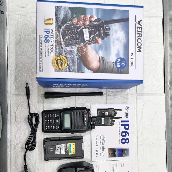 HT WEIRCOM WR808 WR 808 VHF ORIGINAL GARANSI RESMI