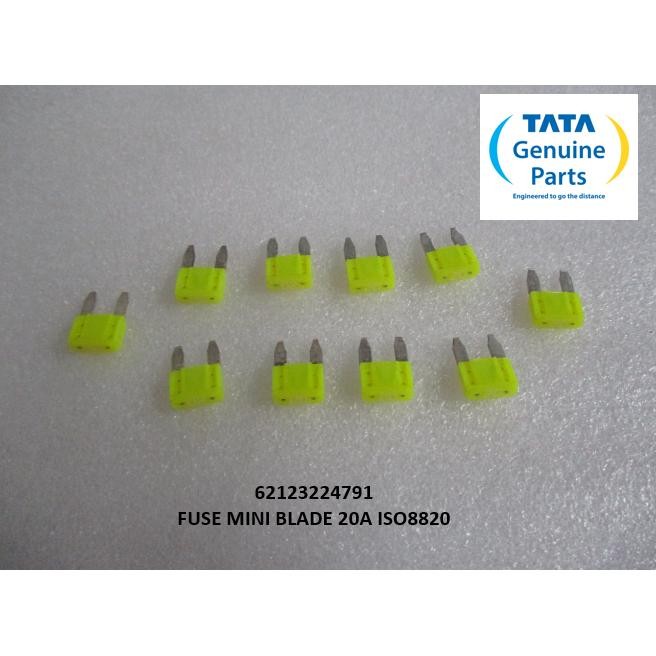 FUSE MINI BLADE 20A ISO8820 (•ULTRA T.7•SUPER ACE•INTRA V20 AC•PRIMA 2528.K•PRIMA 3338.K•ULTRA 1012•