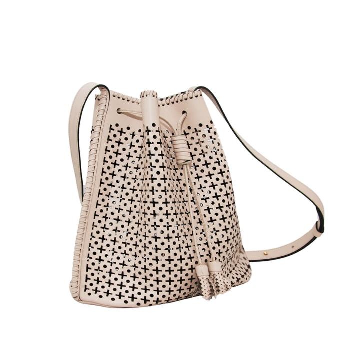 Ella & Glo Carla Cream Drawstring Bag - Tas Serut Wanita Original Best Seller