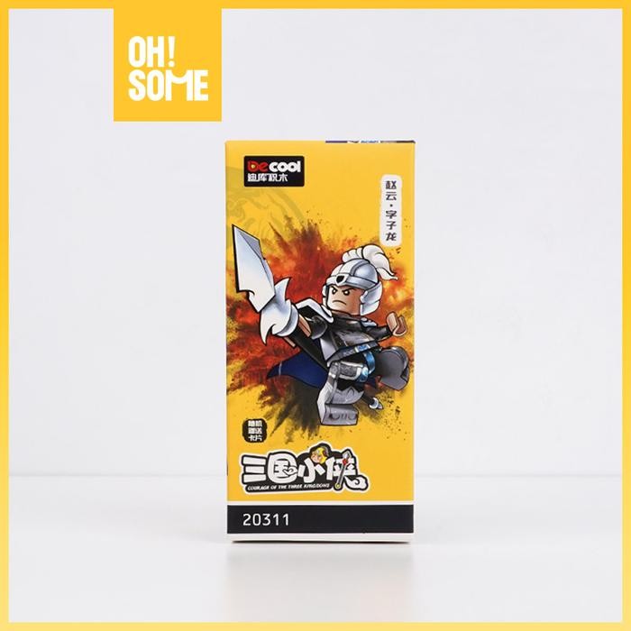 sygk- Ohsome Mainan Figure Anak Decool Koleksi The Three Kingdoms / Mainan Figure Prajurit