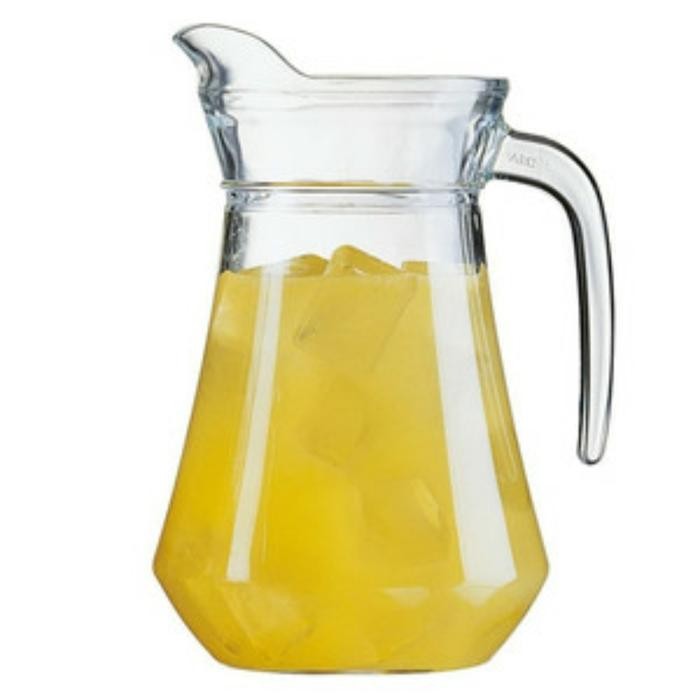 Gelas Pitcher 1.3L Tanpa Tutup/ Water Jug/ Decanter Glass Kim 1319 Kitchenware Berkualitas
