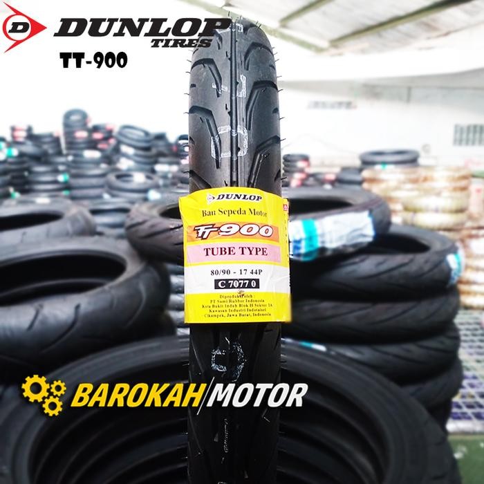BAN DUNLOP TT900 250-17 275-17 70/90 80/90 90/90 RING 17 TUBE TYPE (Bukan Tubeless)