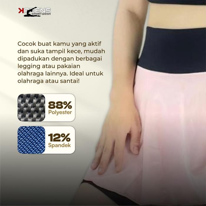KADENS TENNIS MINI SKIRT JUMBO/ROK BELLY DANCE/SPORT MINI SKIRT/ROK MINI OLAHRAGA WANITA/ROK