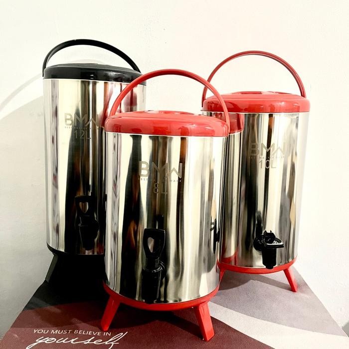 WATER JUG STAINLESS STEEL - DISPENSER PANAS DINGIN MILK TANK SERBAGUNA - SOUVENIR TERMOS AIR MINUMAN