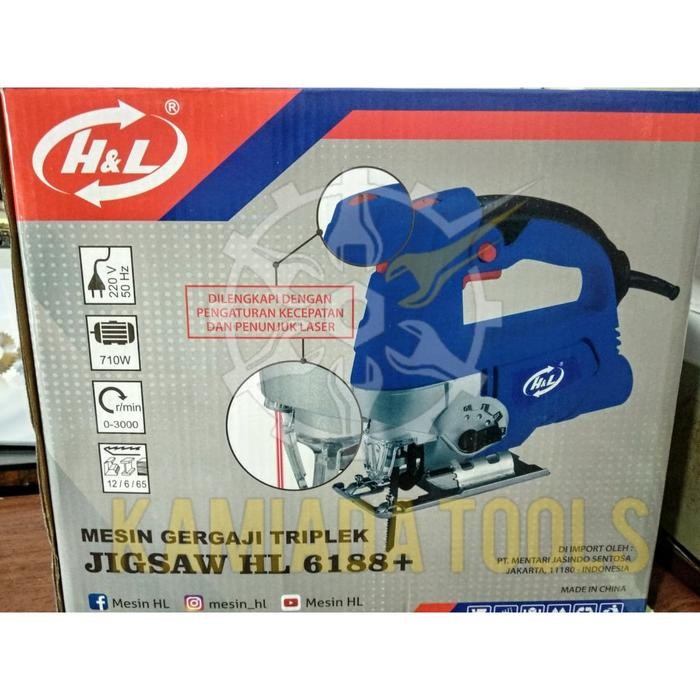 Mesin Gergaji Jigsaw H&L Hl 6188+