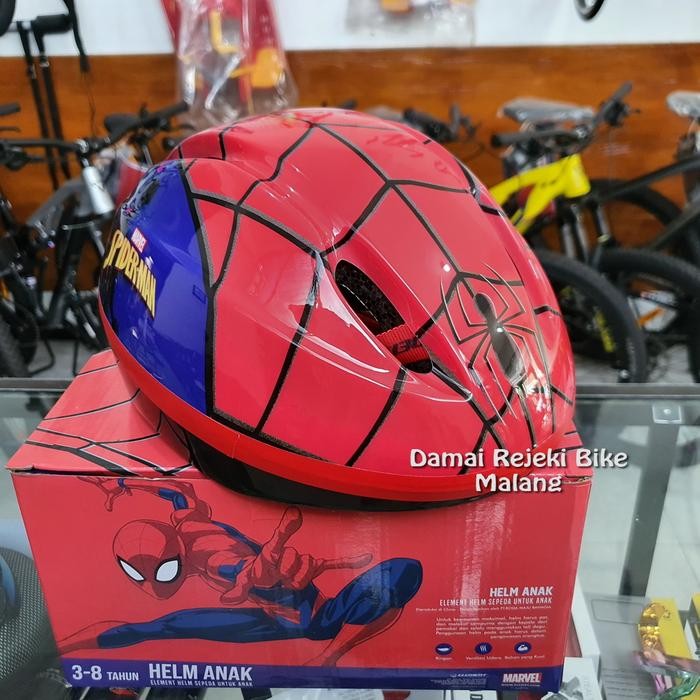 Helm sepeda anak RMB karakter marvel dan disney