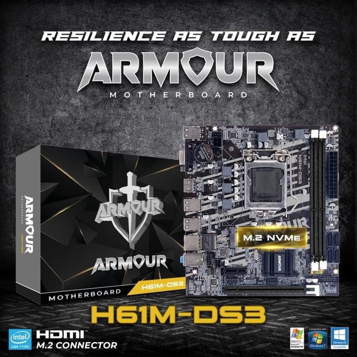 ARMOUR H61M-DS3 H61 SUPPORT SSD M2 NVME