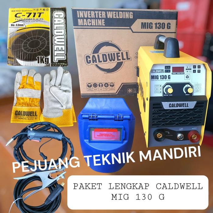 Hemat Mesin Las Caldwell Migi Mig 130 / Trafo Las Caldwell Mig 130 G Gasless Terlariss 