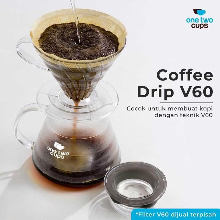 Coffee Server Kopi V60 Drip Pour Over One Two Cups