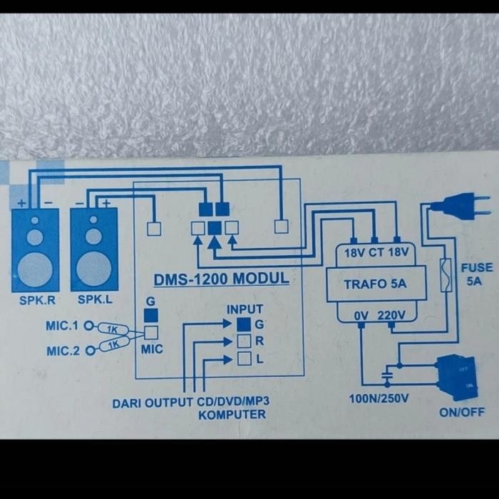 KIT PCB AKTIF AKTIVE AMPLIFIER ECHO MIC SUBWOOFER KARAOKE SUBW STEREO