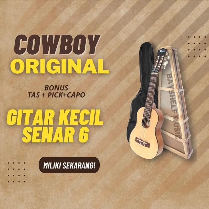 Gitar Mini Kecil Guitalele Gitar Lele Gitarlele Senar 6 Cowboy Origina
