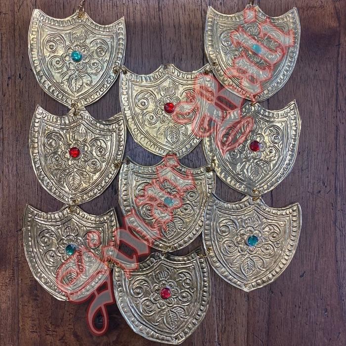 ORIGINAL Kalung AUjung Pandang Bugis Makassar Sulawesi Selatan / Acceses Baju Bodo Dewasa READY