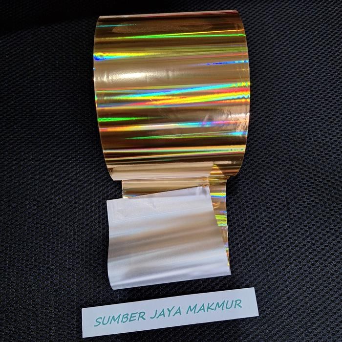 DUniaPancingan- Hot Stamping Foil Hologram Jig Lure Motif Gold Salur