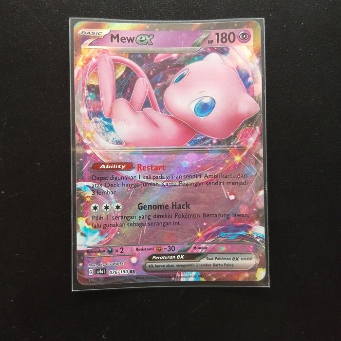 7q81 Mew Ex Pokemon Tcg Indonesia
