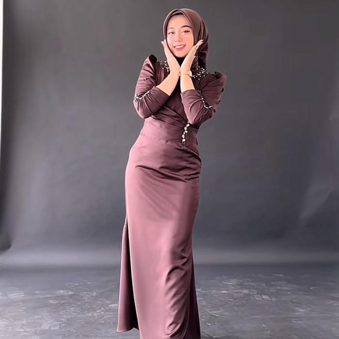 rv45- Kania Dress-Dress Duyung-Dress Lamaran-Dress Wisuda